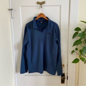 The North Face Men’s Blue Quarter-Zip Pullover XL